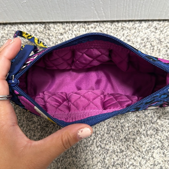 Vera Bradley Crossbody, ID Case, and Compact Mirror- African Violet - Picture 4 of 9